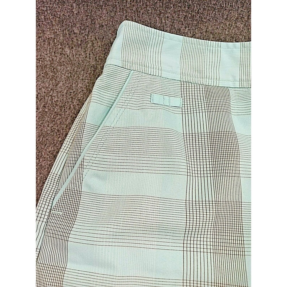 Izod XFG Cool FX Tennis Skirt Skort Mint Green Geometric Design Womens Size 14 - Picture 2 of 6